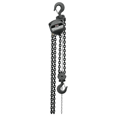 S90 Series Manual Chain Hoist, 1/2 Ton, 10ft Lift Height, 1 Drop, 11in Free Height, 58-1/2 lb Pulling Force
