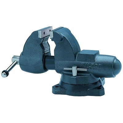 Combination vise and pipe vise, 3-1/2 in. jaw, 4-1/2 in. throat, swivel base