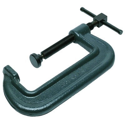 Brute-Force 100 Series C-Clamps, sliding pin, 2 1/2 in. throat depth.
