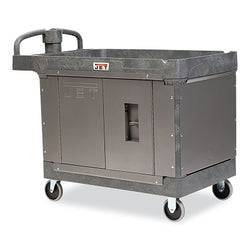 Carro utilitario con sistema de seguridad Load-N-Lock, 226 kg, 109 cm x 63 cm x 5 cm, gris