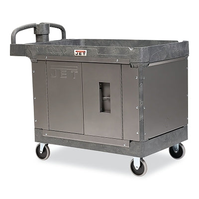 Carro utilitario con sistema de seguridad Load-N-Lock, 226 kg, 109 cm x 63 cm x 5 cm, gris