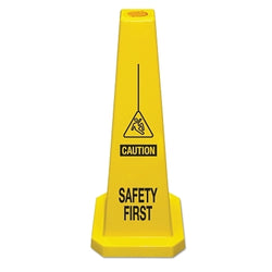 Cono de seguridad Lamba, La seguridad es lo primero, Amarillo