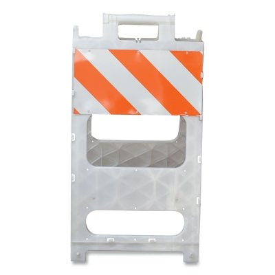 PLASTX FF™ barricade top panel, 12" high, 24" long, diamond grade sheet