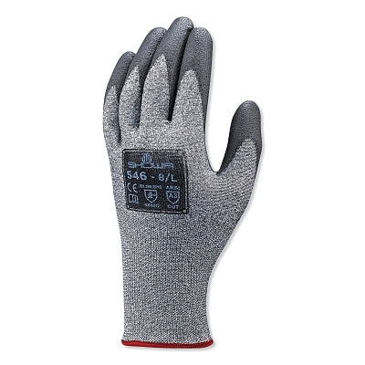 Cut-resistant nitrile gloves, size S, ANSI/ISEA cut level A3, gray
