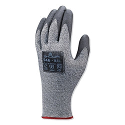 Cut-resistant nitrile gloves, size L, ANSI/ISEA cut level A3, gray