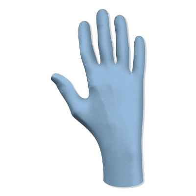 Biodegradable, powder-free disposable nitrile gloves, 2.5 mil, small, blue