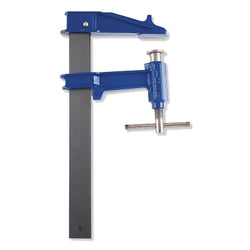 Piston E-bar clamp, 25cm opening, 8.3cm throat depth, 10-inch capacity