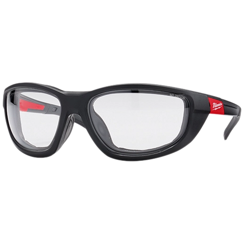 Gafas de seguridad de alto rendimiento transparentes con sello
