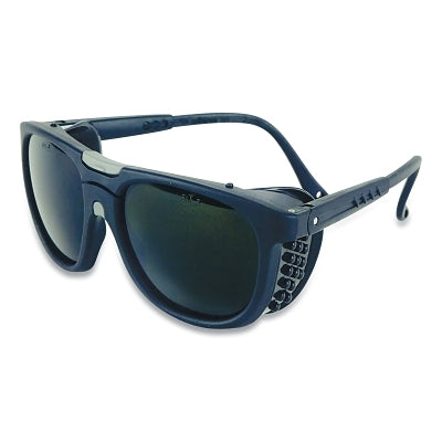 B5 series protective safety glasses, IR SH 5 lens, polycarbonate, black frame