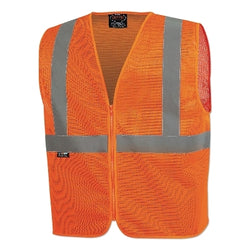 Chaleco de seguridad de alta visibilidad 6844U/6845U, extragrande, verde