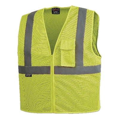 High-visibility safety vest with zipper 6921U/6922U, size S, orange