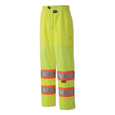 High visibility traffic trousers, yellow/green, size 3XL