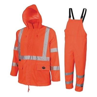 Traje impermeable de dos piezas 5618U/5619U, poliéster/PVC Oxford 150D, talla 3XL, talla Y/G