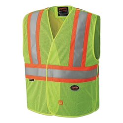 Chaleco ignífugo de alta visibilidad 6914AU/6916AU, talla 2/3XL, color naranja