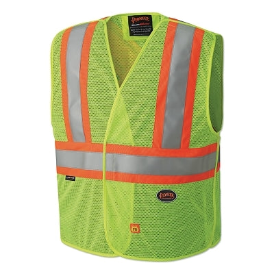 Chaleco ignífugo de alta visibilidad 6914AU/6916AU, talla 2/3XL, color naranja