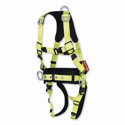 Arnés PeakPro Plus, anillos en D traseros, tamaño mediano, cierre de seguridad