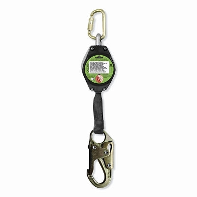 LE Class A Self-Retracting Device, 40 ft, Steel Carabiner, 310 lb, Swivel Safety Hook with Load Indicator, 1