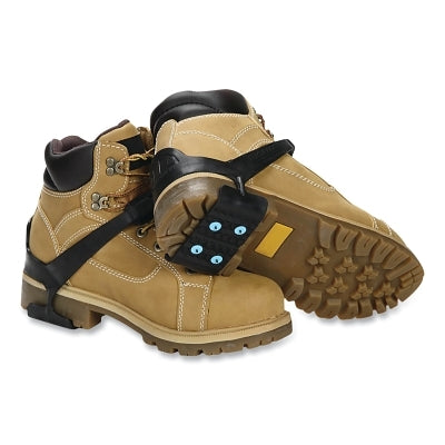 Talonera de tracción industrial para hielo y nieve, talla única, caucho natural, con clavos Ice Diamond™, color negro