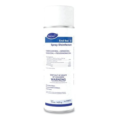 Disinfectant spray, 15 oz, aerosol can, fresh scent