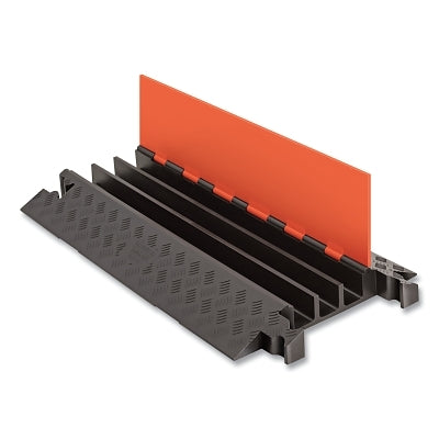 Protector de cables de uso general Guard Dog®, 3" de alto x 20" de ancho x 36" de largo, 3 canales, rampas ADA, O/B