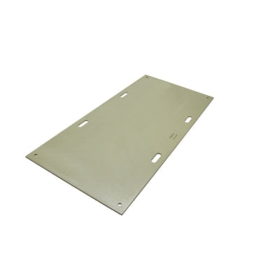 TrakMat® Floor Protection Mat, 0.5 inches thick x 44.5 inches wide x 96 inches long, 1 smooth side, black