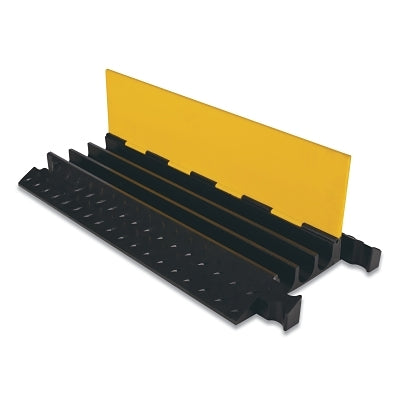 Protector de cables resistente, 53 canales, amarillo/negro