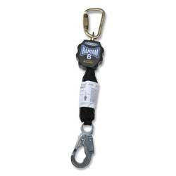 Bantam 6ft Compact Self-Retracting Lifeline, Polyester Webbing, Steel Safety Hook