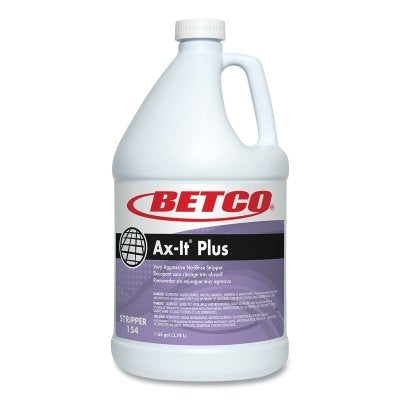 Decapante de pisos Ax-It® Plus, botella de 1 galón, transparente, color ámbar claro, aroma agradable