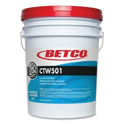 Car and truck wash, 5 gallon bucket, yellowish green