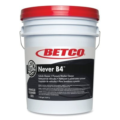 Limpiador de vehículos Never B4™, 5 galones, cubo, verde