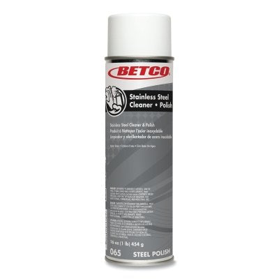 Limpiador y abrillantador de acero inoxidable, 16 oz, lata de aerosol, aroma característico