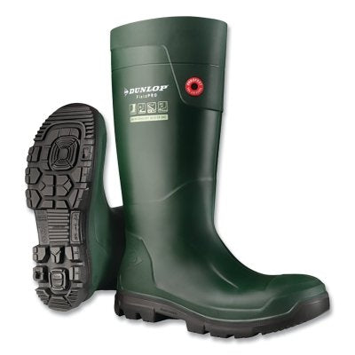 Botas de seguridad integrales PUROFORT® Fieldpro, talla 6, 14 pulgadas, verde