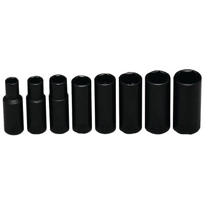 Juego de 8 dados de impacto profundo de 3/4 pulg. y 6 puntas