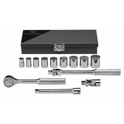 13-piece standard socket set, 3/8 in., 12-point