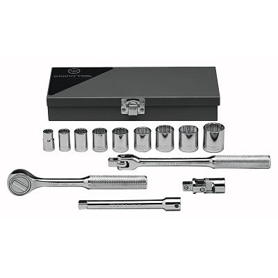 13-piece standard socket set, 1/2 in., 8-point