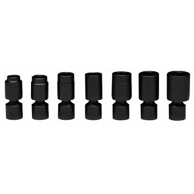 Juego de 7 llaves de vaso universales estándar de 3/8 pulg. y 6 puntas