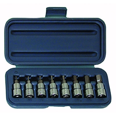 8-Piece Metric Hex Socket Set, 3/8 in., Metric