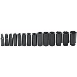 14-piece deep impact socket set, 1/2 in., 6-point