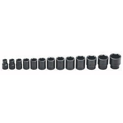 13-piece impact socket set, 1/2 in., 6-point