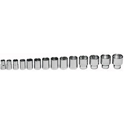 Standard 14-piece socket set, 1/2 in., 6-point, inch