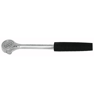 1/2 in. ratchet, 12 1/4 in. round, chrome plated, knurled handle