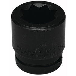 8-point impact sockets, double square, for railroad, with 1 in. and 2 in. drive, 8 points