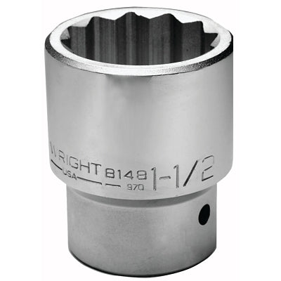 Dados estándar de 1", entrada de 1", 2 7/16", 12 puntas