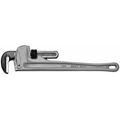 Llaves para tubos rectos de aluminio, ángulo de cabeza de 90°, lado abierto, 18 pulgadas