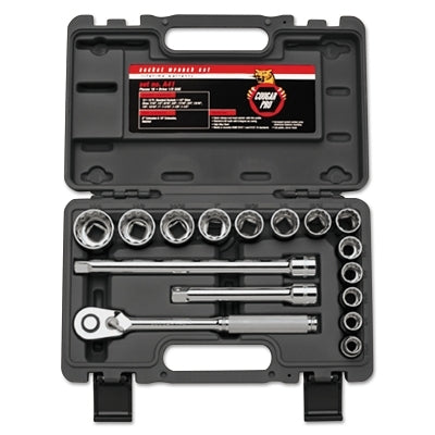Cougar Pro 16-Piece 1/2-Inch Drive 12-Point Socket Set