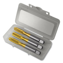 3-Piece Straight Flute Manual Tap Set, TiN, 3.81 in. Long, Tool Size M16x2.0