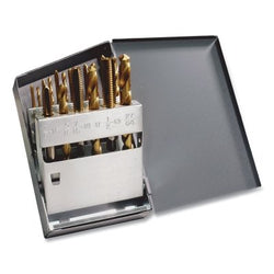 HTGP TiN Jobber 18-Piece Manual Tap and Tap Set