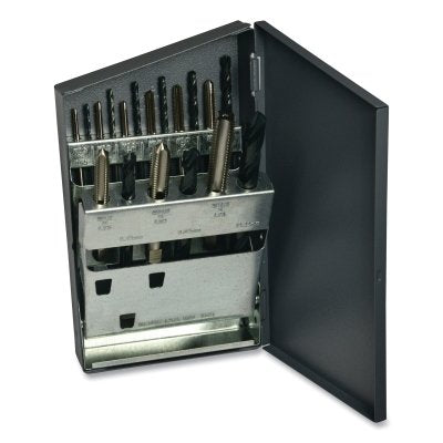 Juego de machos de roscar manuales HTGP Bright Jobber, 18 piezas