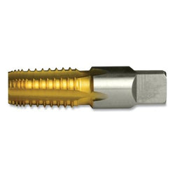 TiN semi-bottom tapered pipe tap, 5FL, 3/4" tool size, NPTF