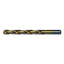 High Strength TiN Drill Bit 150ASP-TN, Standard Length, 2FL, Tool Size Y